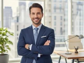 smiling-professional-man-in-suit-arms-crossed-in-a-bright-office-photo