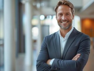 confident-businessman-in-modern-office-smiling-with-arms-crossed-radiating-success-and-leadership-portrait-captures-ambition-and-determination-in-corporate-setting-free-photo